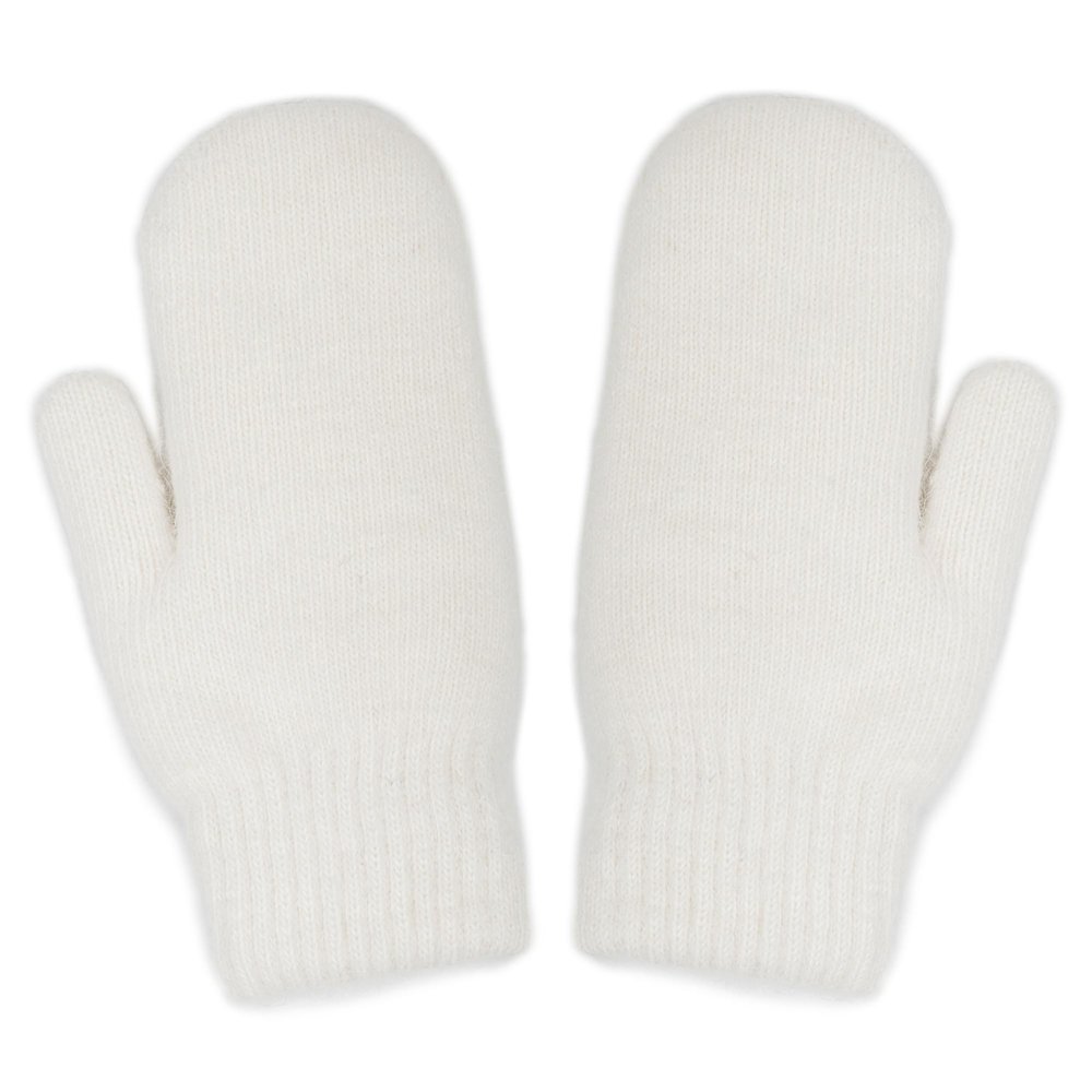 FGSS Winter Warm Mittens for Women Men - Soft Faux Rabbit Fur Mittens Elastic Cuff Fashionable Stretchy Knit Gloves Cold Weather