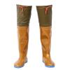 KPHYMOD Fly Fishing Waders Lightweight Wading Boots, PVC Waterproof Hunting Hip Boot W/Adjustable Drawcord and Anti-Slip Soles(8.5) view 1