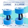 Sunlite Sports Water Weights Pool Exercise Dumbbells, Water Aerobic Equipment, High-Density EVA-Foam Dumbbell with Handle Strip, Aqua Therapy, Pool Fitness Exercise Set of 2 view 2