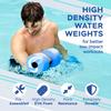 Sunlite Sports Water Weights Pool Exercise Dumbbells, Water Aerobic Equipment, High-Density EVA-Foam Dumbbell with Handle Strip, Aqua Therapy, Pool Fitness Exercise Set of 2 view 4