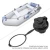 ChengyuWei 22mm Black Plastic Inflatable Boat Valve Replacement for JILONG Items, Installation, and Quality, Suitable for Inflatable Boats with 22mm Caliber, Includes view 2