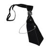 Black Necktie For Metal Chain Crystal Pendant Jewelry Bowtie Evening Adjustable Pre-Tied Bow view 1