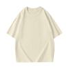 Ymosrh Shirts for Men, Summer Casual Crew Neck Short Sleeve Basic Solid Tee Shirts Tops Mens Workout Clothes Shirts (5XL, Beige) view 4