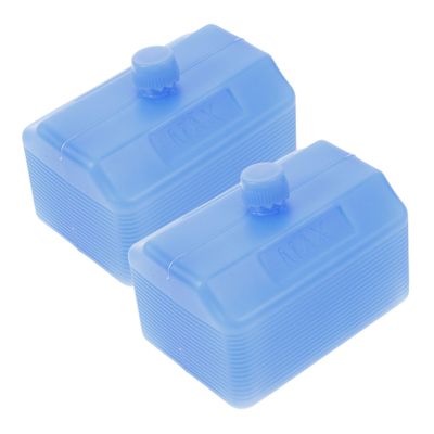 INOOMP 2pcs Reusable Cooler Ice Packs for Lunch Boxes and Coolers Convenient Freezer Packs for Outdoor Activities and Camping for Keeping Food and Drinks Chilled