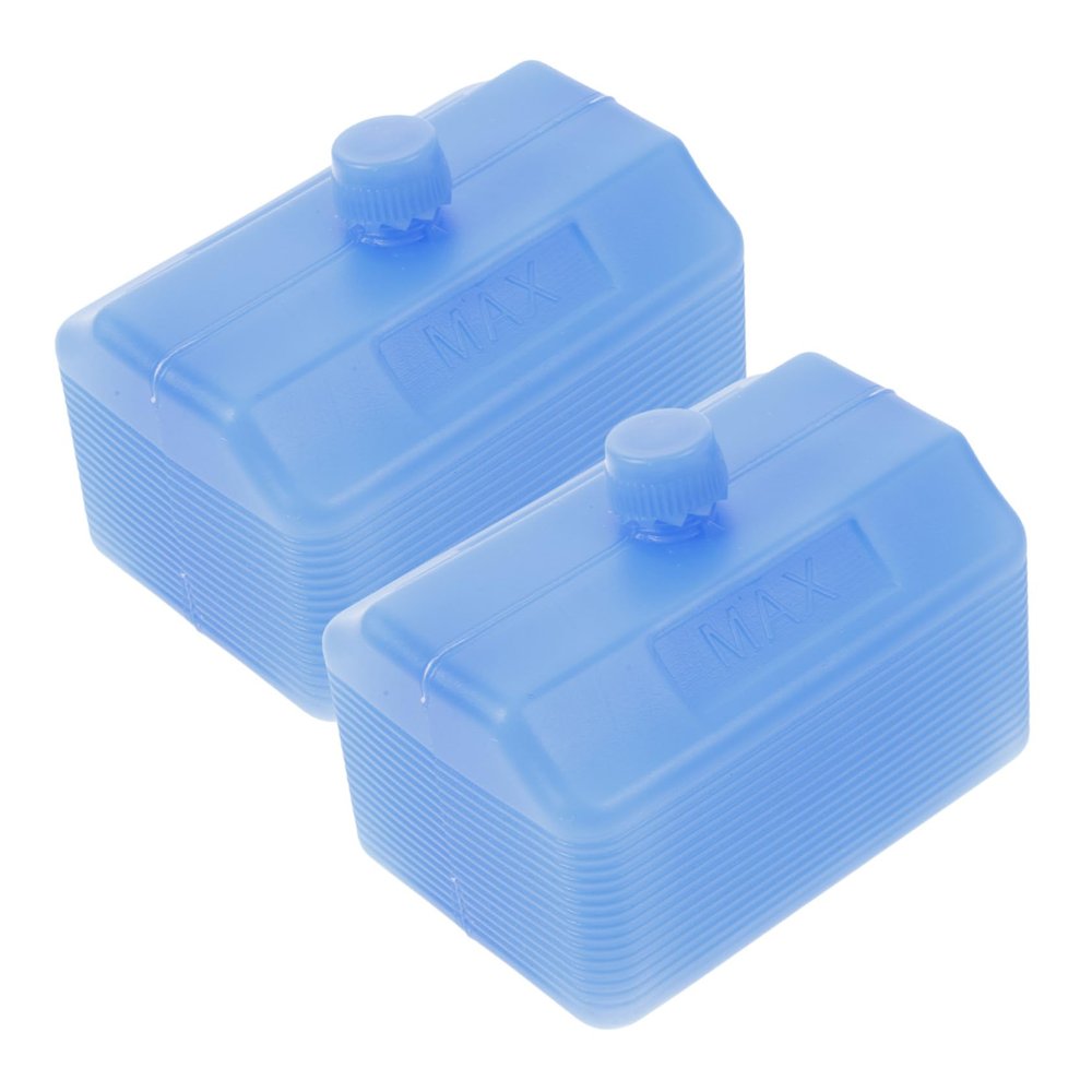 INOOMP 2pcs Reusable Cooler Ice Packs for Lunch Boxes and Coolers Convenient Freezer Packs for Outdoor Activities and Camping for Keeping Food and Drinks Chilled