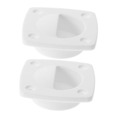 INOOMP 1set Recessed Nylon Pull Handles for Boats Hatch Latch for Cabinet Doors and Decks Sturdy Hardware Accessory for and Installation