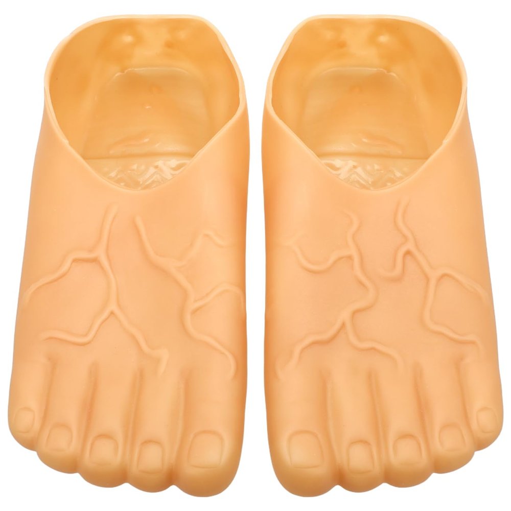 UPKOCH 1pair Halloween Feet Giant Bare for Halloween Costume Parties Fun Giant Feet Covers for Cosplay Events Exaggerated Props for Pranks and Festivals Fits