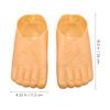 UPKOCH 1pair Halloween Feet Giant Bare for Halloween Costume Parties Fun Giant Feet Covers for Cosplay Events Exaggerated Props for Pranks and Festivals Fits view 2