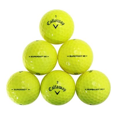 LostGolfBalls 500 Premium Brands Yellow Golf Ball Mix, Recycled & Used Golf Balls, Mint Condition, AAAAA Quality, Top Brands & Styles in Yellow