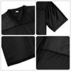 Custom Replica Football Jerseys for Men Personalized Team Name & Number Football Jerseys 2 Side (Black-4XL) view 4