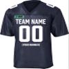 Custom Replica Football Jerseys for Men Personalized Team Name & Number Football Jerseys 2 Side (True Navy-S) view 4