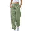 2025 Cinch Bottom Sweatpants Women's Casual High Waisted Pockets Joggers Sport Workout Active Baggy Lounge Trousers view 1