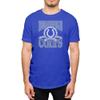 Hybrid Sports NFL - Indianapolis Colts - Stacked Banner Circle - Men's and Women's Short Sleeve T-Shirt - Size X-Large - Indianapolis Colts - Royal Blue view 1