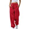 2025 Cinch Bottom Sweatpants Women's Casual High Waisted Pockets Joggers Sport Workout Active Baggy Lounge Trousers view 1