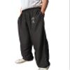 TAO MARTIAL Kung Fu Pants Wing Chun Tai Chi Style with Pockets, Loose Pant Rayon V3 (KF Black, Size XS) view 1