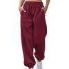 2025 Cinch Bottom Sweatpants Women's Casual High Waisted Pockets Joggers Sport Workout Active Baggy Lounge Trousers view 2