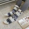 BEARPAW 4 Pair Pack Cozy Super Soft Lounge Socks Multi Pattern Crew Socks, Blue Nights view 2