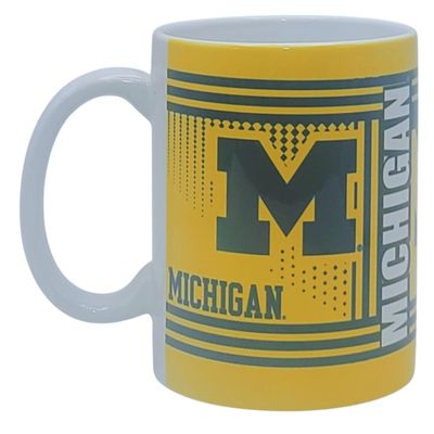 Boelter Brands NCAA 11oz Sublimated Hero Mug (Michigan Wolverines White), 11oz-Hero-Sub
