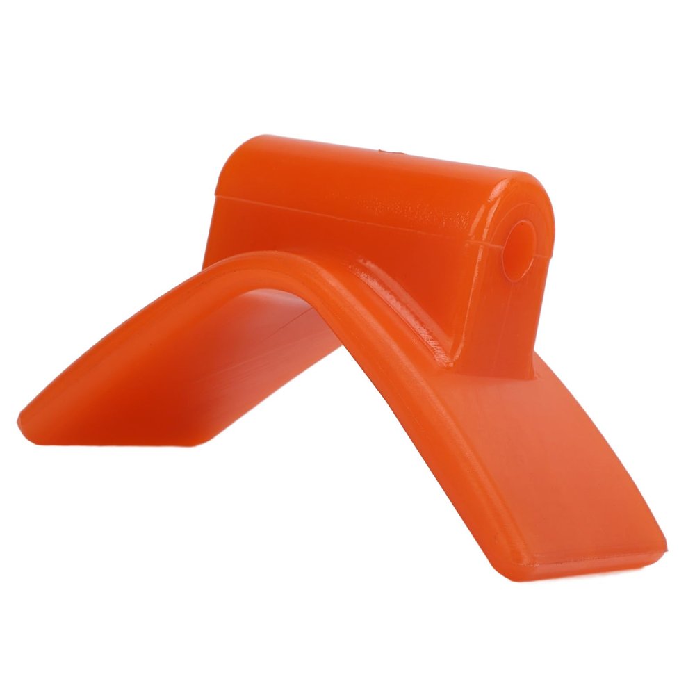 Boat Trailer Bow Stop 1/2in Mounting Hole 5.3in V Span Block Boat Trailer Bow Stop, Orange