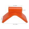 Boat Trailer Bow Stop 1/2in Mounting Hole 5.3in V Span Block Boat Trailer Bow Stop, Orange view 2