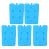 Asixxsix Ultra Thin Reusable Freezer Packs for Coolers and Lunch Boxes, 5 Pack Space Saving Ice Packs with Gel Form for Breastmilk Bags, Camping and Fishing view 1