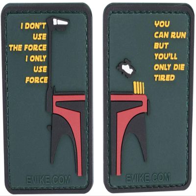 Evike - SW Quotables 3 x 2 PVC Morale Patch Set (Type: Bounty Hunter)