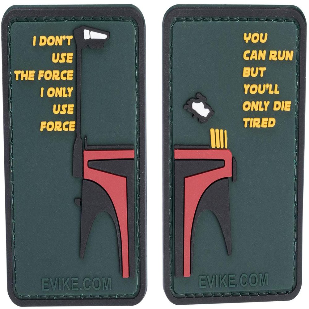 Evike - SW Quotables 3 x 2 PVC Morale Patch Set (Type: Bounty Hunter)