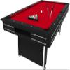 Fat Cat Tucson 7' Pool Table with Automatic Ball Return, Includes Billiard Accessories for Play Out of The Box, Red Playing Surface view 1