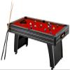 Fat Cat Tucson 7' Pool Table with Automatic Ball Return, Includes Billiard Accessories for Play Out of The Box, Red Playing Surface view 3