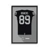 Sporticulture NFL American Football Las Vegas Raiders - Brock Bowers-Adams Jersey Print Framed Wall Art Picture Poster for Boys Bedroom and Man Cave Decor - Ready to Hang, Black 19.5" x 25", Medium view 1