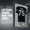 Sporticulture NFL American Football Las Vegas Raiders - Brock Bowers-Adams Jersey Print Framed Wall Art Picture Poster for Boys Bedroom and Man Cave Decor - Ready to Hang, Black 19.5" x 25", Medium view 2