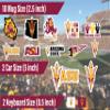 Arizona State Stickers for Gift, Car, Water Bottle, Laptop, and Phone for Sun Devils Football Fans and University Graduates (Arizona State Sun Devils) view 2