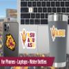 Arizona State Stickers for Gift, Car, Water Bottle, Laptop, and Phone for Sun Devils Football Fans and University Graduates (Arizona State Sun Devils) view 3