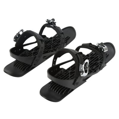 Mini Ski Boots Black Free Size Adjustable Tie Outdoor Mini Snowboard Ski Boots Forest Paths