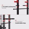 Power Cage Squat Rack Stands Gym Equipment 1000-Pound Capacity Exercise pull-up down view 2
