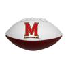 Logo Brands NCAA Maryland Terrapins Official Size Autograph Football - Smooth White Panel for Nil Signatures, Display, or Nil Collecting NCAA Fan Memorabilia view 1