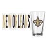logobrands New Orleans Saints 16oz. Pint Glass view 2