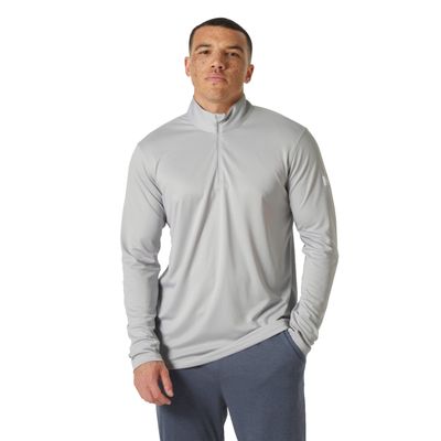 Helly Hansen Men's HH Tech 1/2 Zip 2.0, 853 Grey Fog, Small