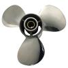 DSUIUWER Stainless Steel Outboard Propeller Compatible with Yamaha Engine 20hp 25hp F25hp 30hp, 9-7/8"11" view 2