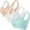 3 Packs Breathable Liftup Air Bra for Women Comfort Cool Sports Bras for Sagging Breasts Wireless Push Up Bralettes view 1