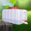 Portable Water Container with Spigot for Camping Water Storage Tank Plastic Water Containers with Spigot for Emergency Household Outdoor Camping Hiking Storage(Size:80L/21gallon) view 1