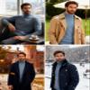 CRYSULLY Men's Turtleneck Sweater Long Sleeve Lightweight Knitted Thermal Pullover Sweater for Spring Fall Winter Blue Grey L view 2