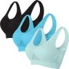3 Packs Breathable Liftup Air Bra for Women Comfort Cool Sports Bras for Sagging Breasts Wireless Push Up Bralettes view 1