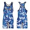 DIYUME Custom Camouflage Wrestling Singlets Sport Bodysuit Active Jumpsuits Make Your Design