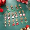 16 Pairs Christmas Clip on Earrings for Women Teen Girls Hypoallergenic Snowflake Christmas Tree Bow Bell Snowman Penguin Earrings Women Dangle Clip Christmas Earrings Bulk Xmas Holiday Jewelry view 4