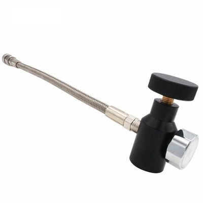 DREAWOO Paintball PCP Fill Adapter Fill Station W/10'' Hose Fit for High Pressure AIR Or CO2