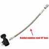 DREAWOO Paintball PCP Fill Adapter Fill Station W/10'' Hose Fit for High Pressure AIR Or CO2 view 2
