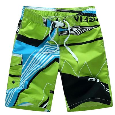 XZQYJKP Summer Men's Beach Shorts Casual Loose Pants 1521 EN8 XS