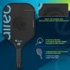 AIREO Falcon Pro Pickleball Paddle, Raw Toray T700 Carbon Fiber with 16mm Polypropylene Core Pickleball Paddles, USAPA Approved Lightweight Pickle Ball Paddle view 2