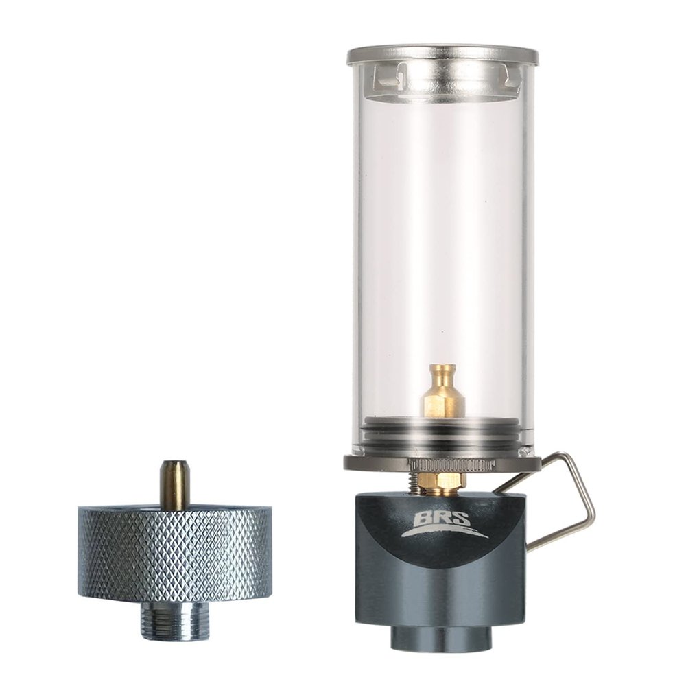 HXBER Lamp Light Butane Gas Light Lantern with Gas Adapter Conversion Head for Camping Picnic Self-Driving